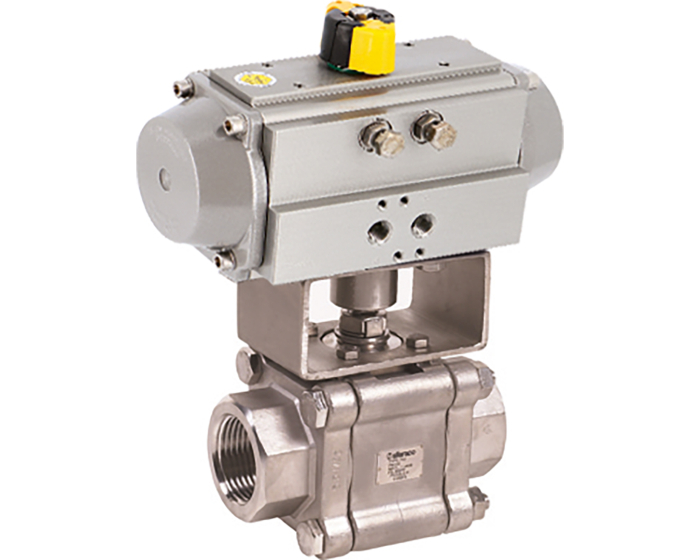 ST. STEEL BALL V. 703 BW DN15 + RE51 PNEU. ACT. Double acting / DP=10bar max